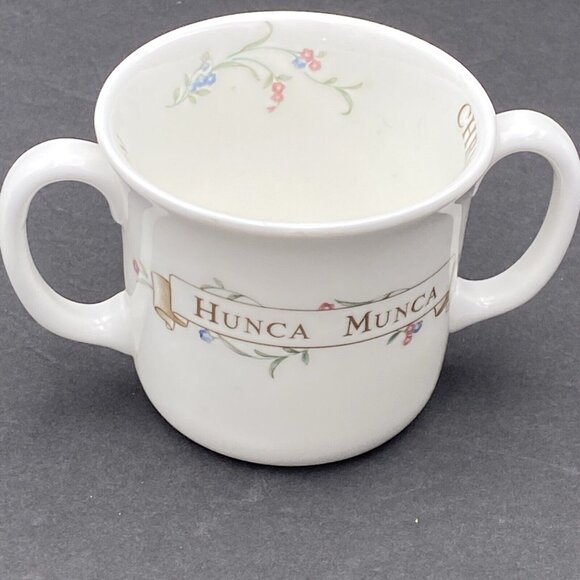 Royal Albert Bone China Cup Beatrix Potter Hunca Munca Mouse VTG ‘86 Christening - Picture 3 of 9
